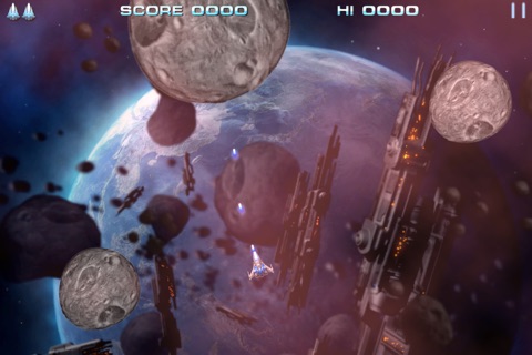 Retro Dust - Classic Arcade Asteroids Vs Invaders screenshot 2