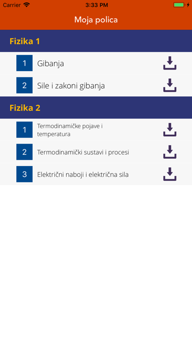 Screenshot #2 pour e-Škole Fizika 1 & 2