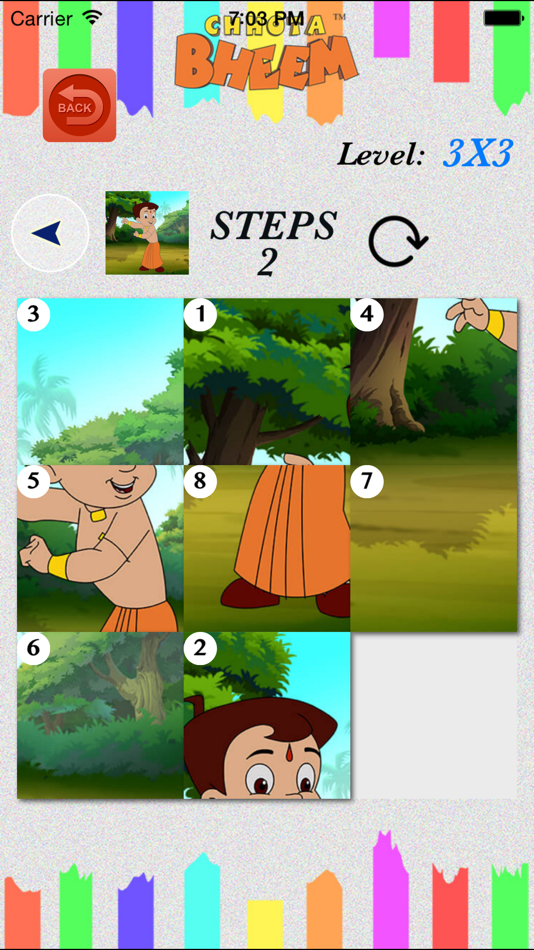 #3. Sliding Puzzle With Bheem (iOS) 由: Chotta Bheem
