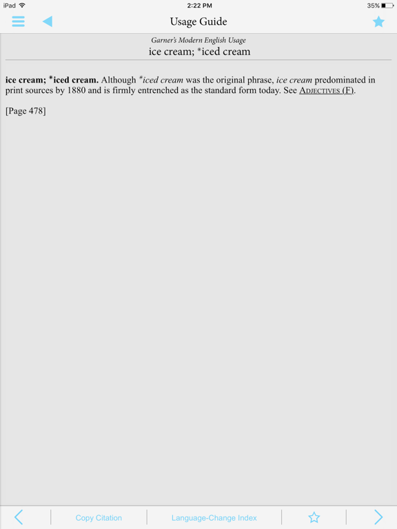 Screenshot #6 pour Garner's Modern English Usage
