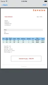 Timber Calculator screenshot #5 for iPhone