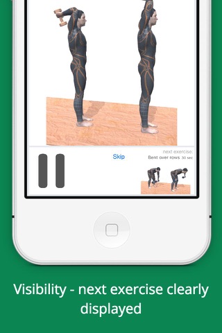 Upper Body Challenge Workout with dumbbells PRO screenshot 3