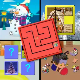 Kids Christmas Activites and Puzzles app icon