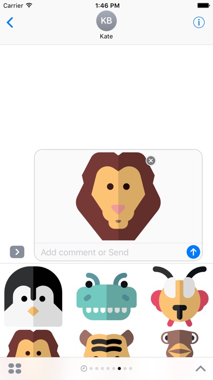 Animal Stickers and Emoji - Cute Pets