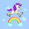 Tap the screen repeatedly to make the unicorn jump so that you can catch the rainbows and pots of gold, but, avoid being caught in a net