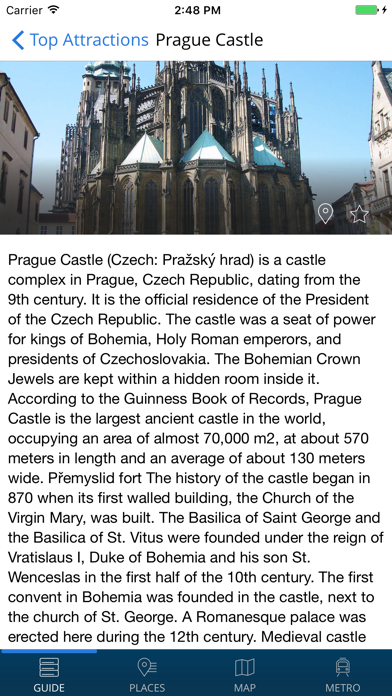 Screenshot #2 pour Prague Guide Voyage avec Offline Maps