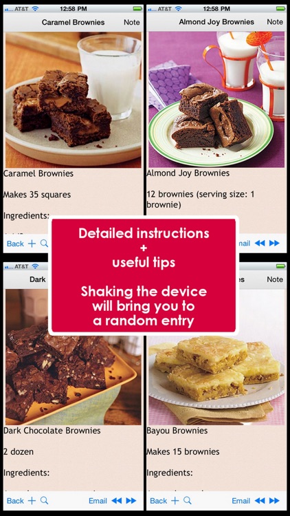 Brownie and Cookies Recipes