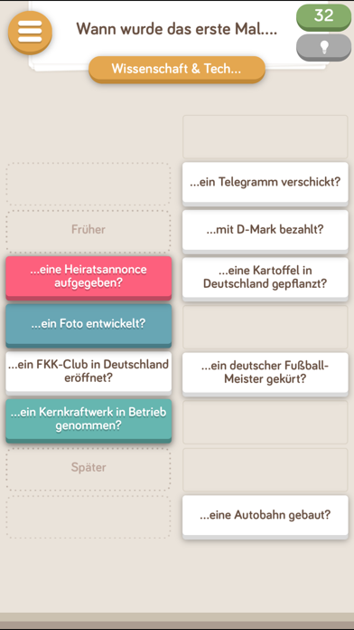 Screenshot #2 pour 9inline Quiz Spiele: Spiel Quizduell Nine in Line