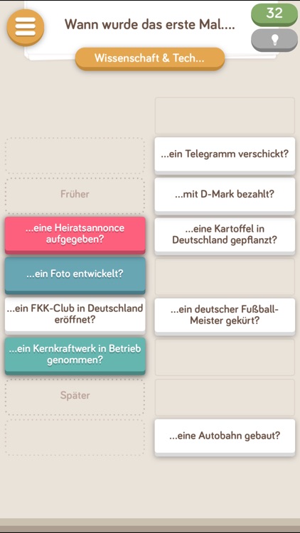 9inline Quiz Spiele: Spiel Quizduell Nine in Line