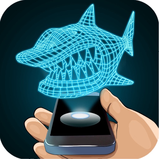 全息3D鲨鱼模拟器