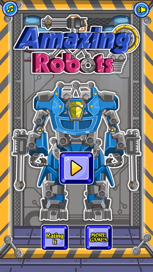 #4. Amazing Robots - A puzzle game for kids (iOS) Podle: 振宇 杨