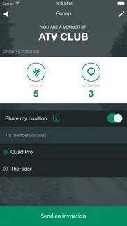 trailtracker for orv riders iphone screenshot 4