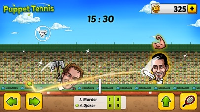 Screenshot #1 pour Tennis Marionnette:  Topspin Tournoi de la grande tête légendes Marionette