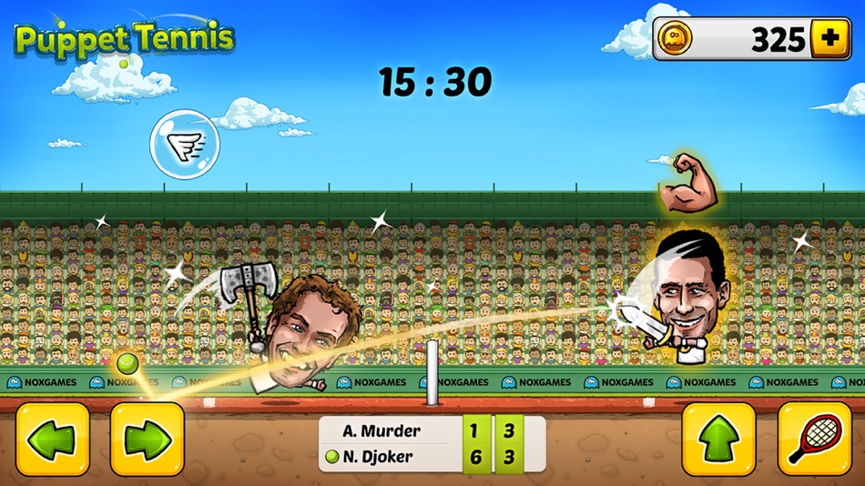 Puppet Tennis: Topspin Tournament of big head Marionette legends - 1.0.15 - (iOS)