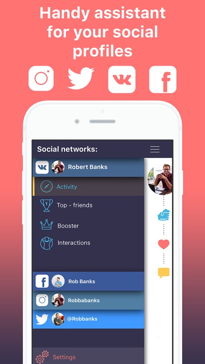 Social Panda PRO - Your network profile assistant
