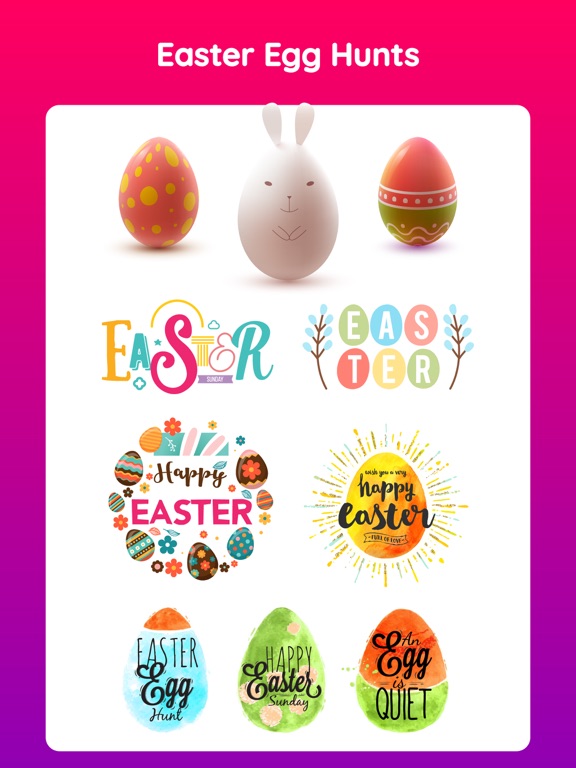 Screenshot #6 pour Animated Happy Easter Stickers
