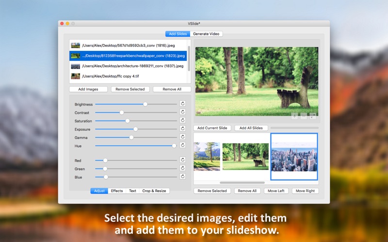 Screenshot #1 pour VSlide - Video Slideshow Maker
