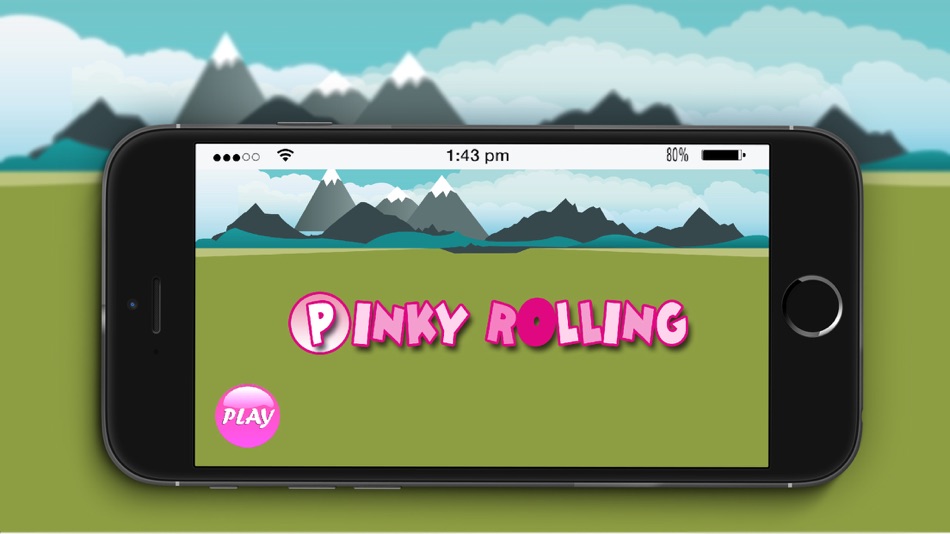 #1. Pinky Rolling - Free Fall Rolling (iOS) 由: Fahad Manzoor