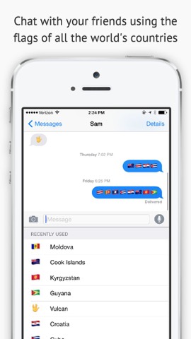 Flags • the world's emoji keyboardのおすすめ画像1