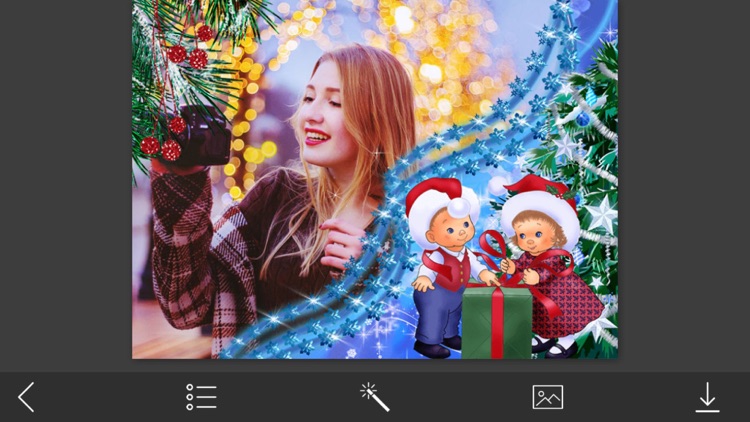 Creative Xmas Hd Photo Frames - Instant pic frames