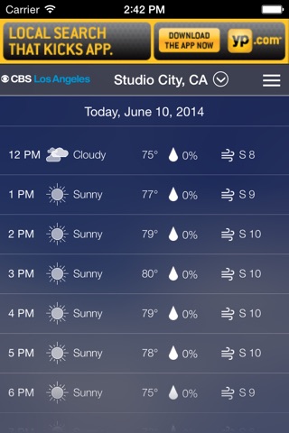 CBS LA Weather screenshot 4
