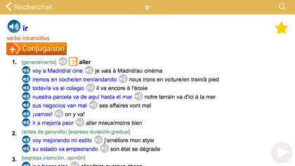 Captura 5 de 5 de Dictionnaire Français-Espagnol