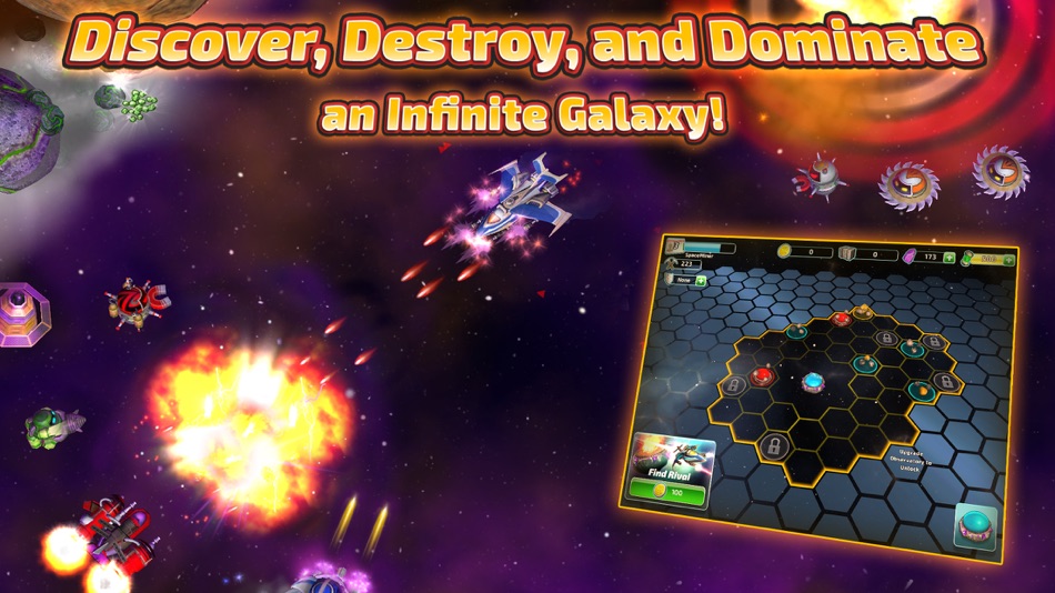 #4. Space Miner Wars (iOS) 由: Megaspace Industries LLC