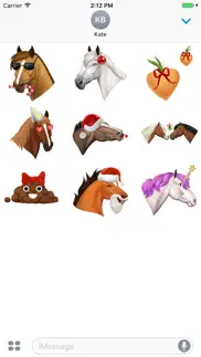 star stable christmas stickers iphone screenshot 1