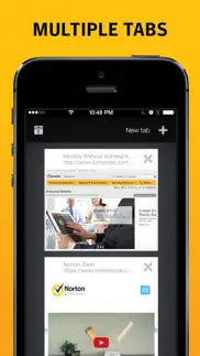 symantec work web iphone screenshot 2