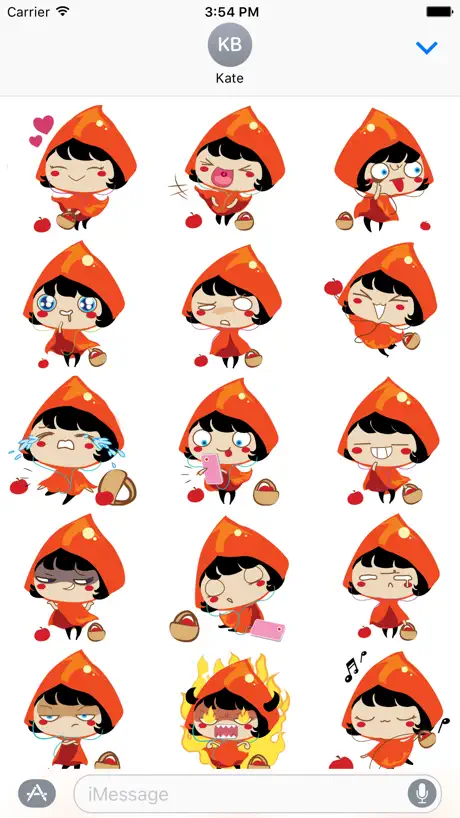 Red Riding Hood Stickers