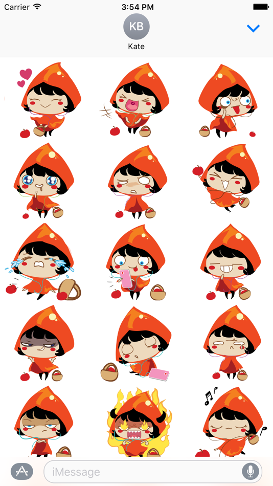 Red Riding Hood Stickers - 1.0 - (iOS)