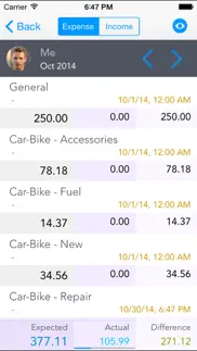 daily expenses -pocket edition iphone screenshot 4