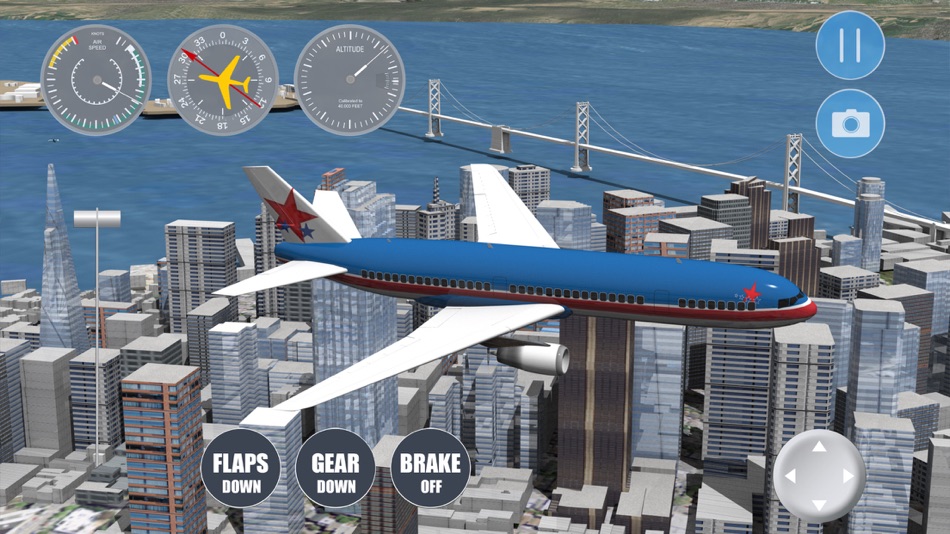 #3. San Francisco Flight Simulator (iOS) 由: Tri One Games
