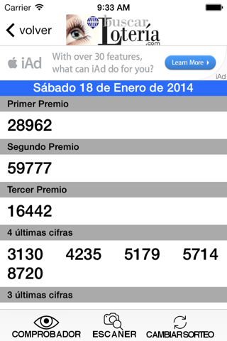 Buscar Lotería screenshot 4