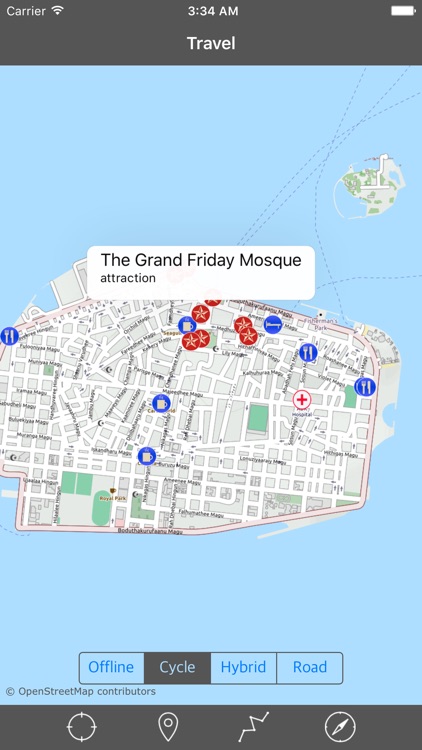 MALDIVES – GPS Travel Map Offline Navigator