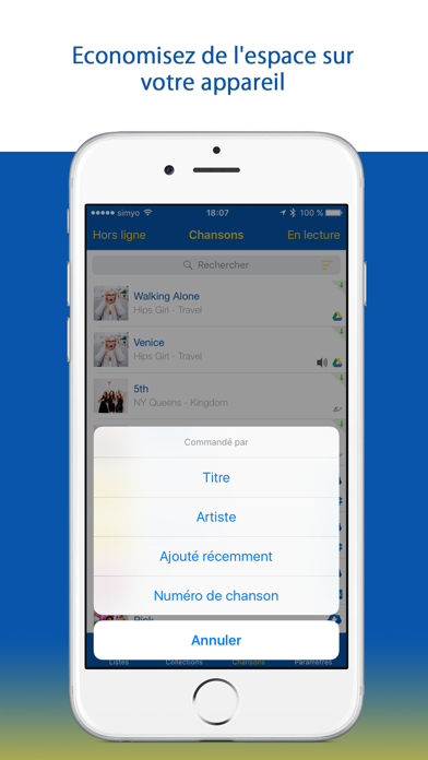 Screenshot #3 pour MusiNext Hors-ligne MP3 et FLAC Cloud Music