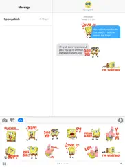 spongebob squarepants stickers айпад изображения 1