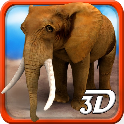 3D Elephant Simulator – Angry Animal Simulator Icon