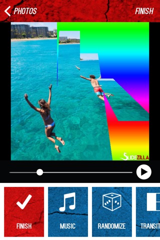 Slidezilla - make videos with awesome transitions and filters (was Mega Slideshow)のおすすめ画像1