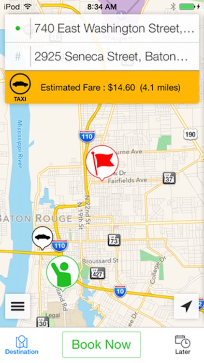 Yellow Cab Baton Rouge screenshot-3