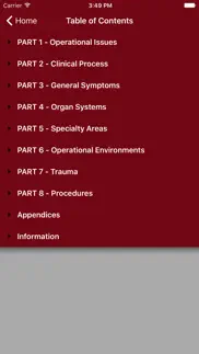 special operations forces medical handbook iphone screenshot 2