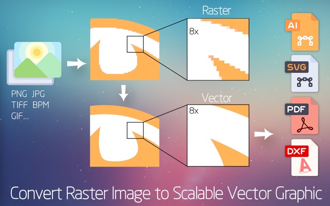 Super Vectorizer Pro: captura de pantalla vectorial AI