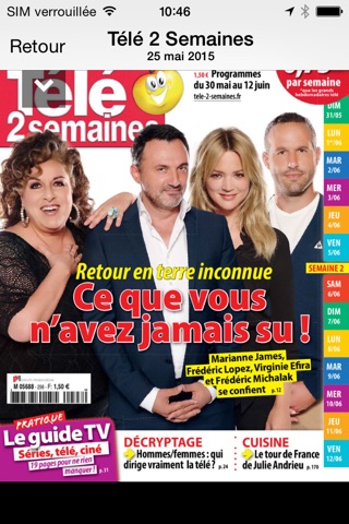 Télé 2 Semaines le magazine screenshot 4