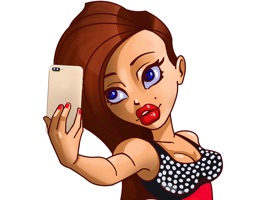 We have developed a series stickers of "Crank Girls" with a bright and charismatic girls
