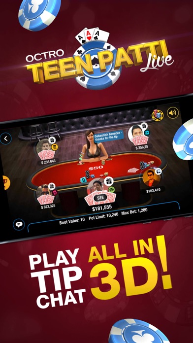 Screenshot #2 pour Teen Patti Live!
