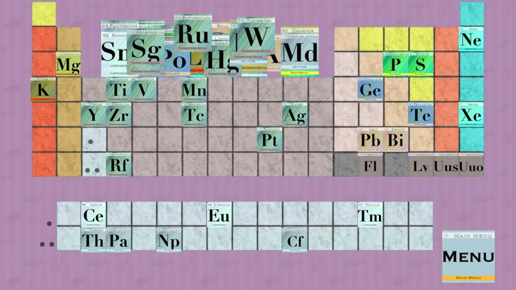 Elements - Periodic Table Order Quiz