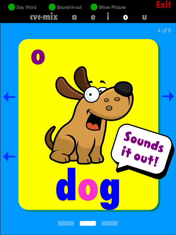Screenshot #2 for Phonic Flashcards lite CVC