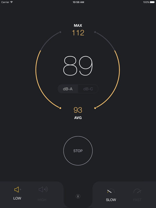 ‎dB Decibel Meter - sound level measurement tool Screenshot