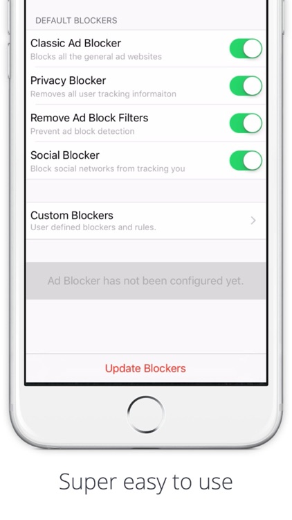 Extreme AdBlocker - Stop ads like magic! remove banners, block popups. Safari loads content faster! screenshot-3