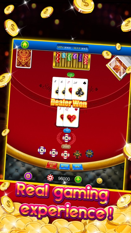 Super BlackJack Mania - Free 21 las vegas casino poker game
